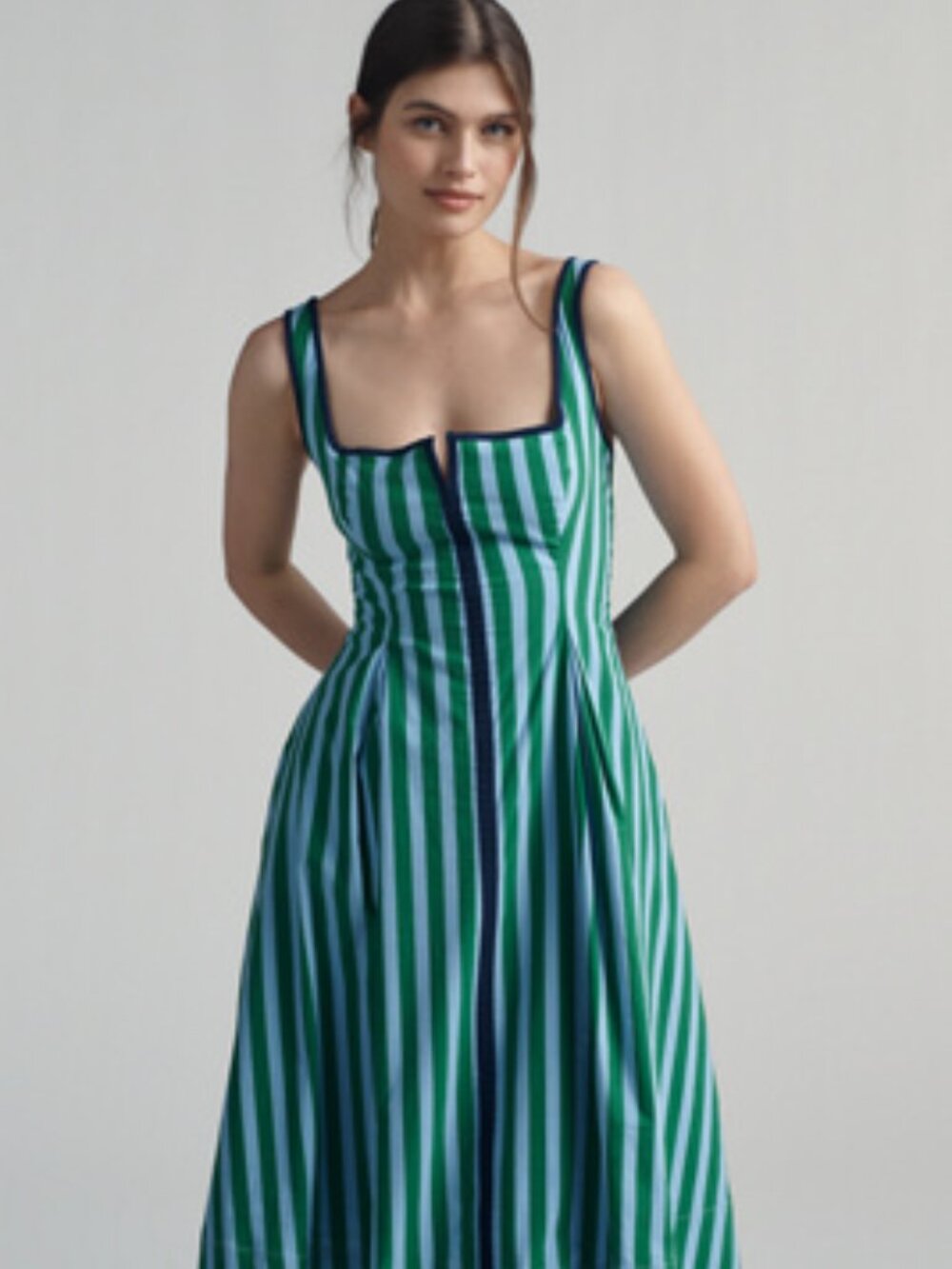 Maeve Arlette Midi Dress